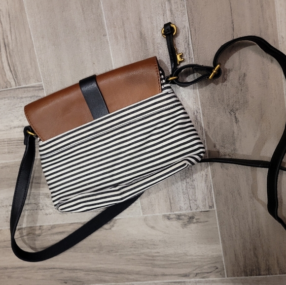 Fossil bag sholder purse striped Medium - Picture 5 of 5